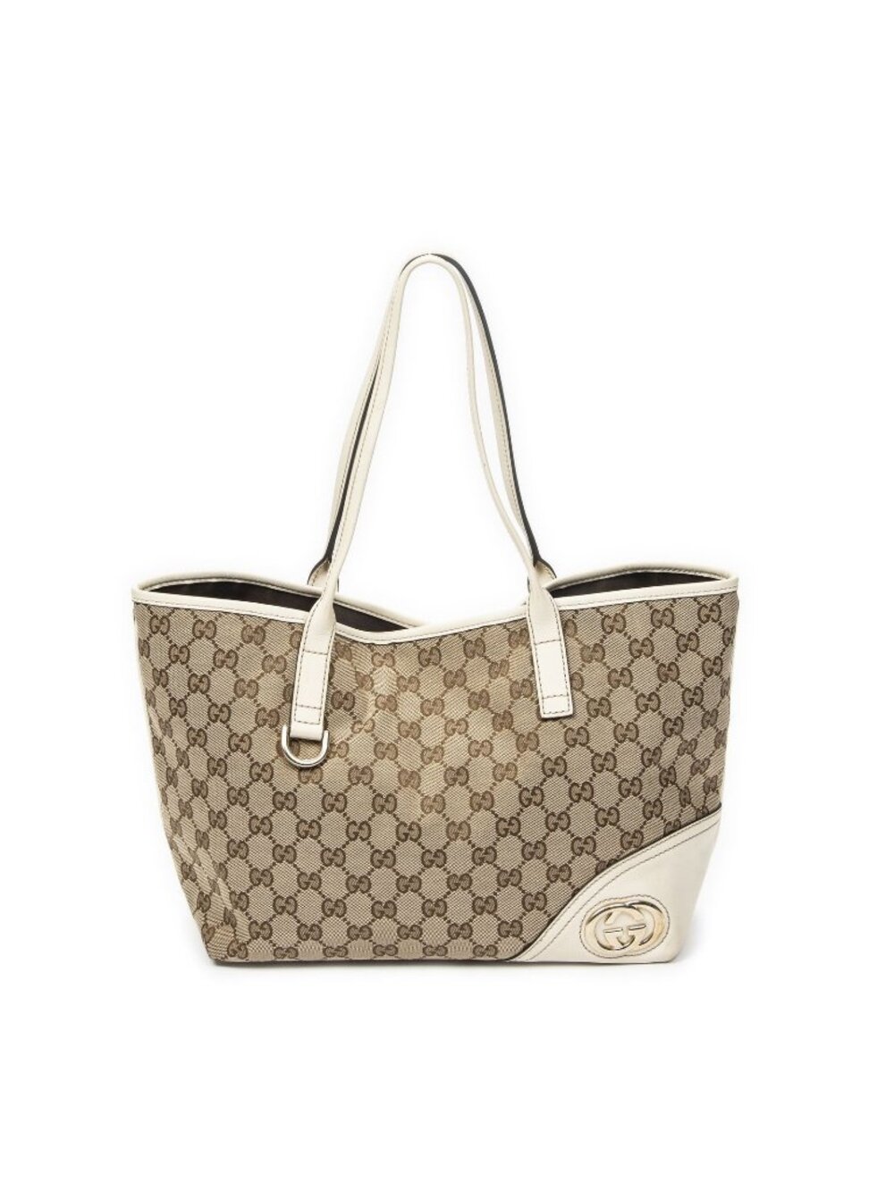 Gucci Small Britt Beige Ivory GG Canvas